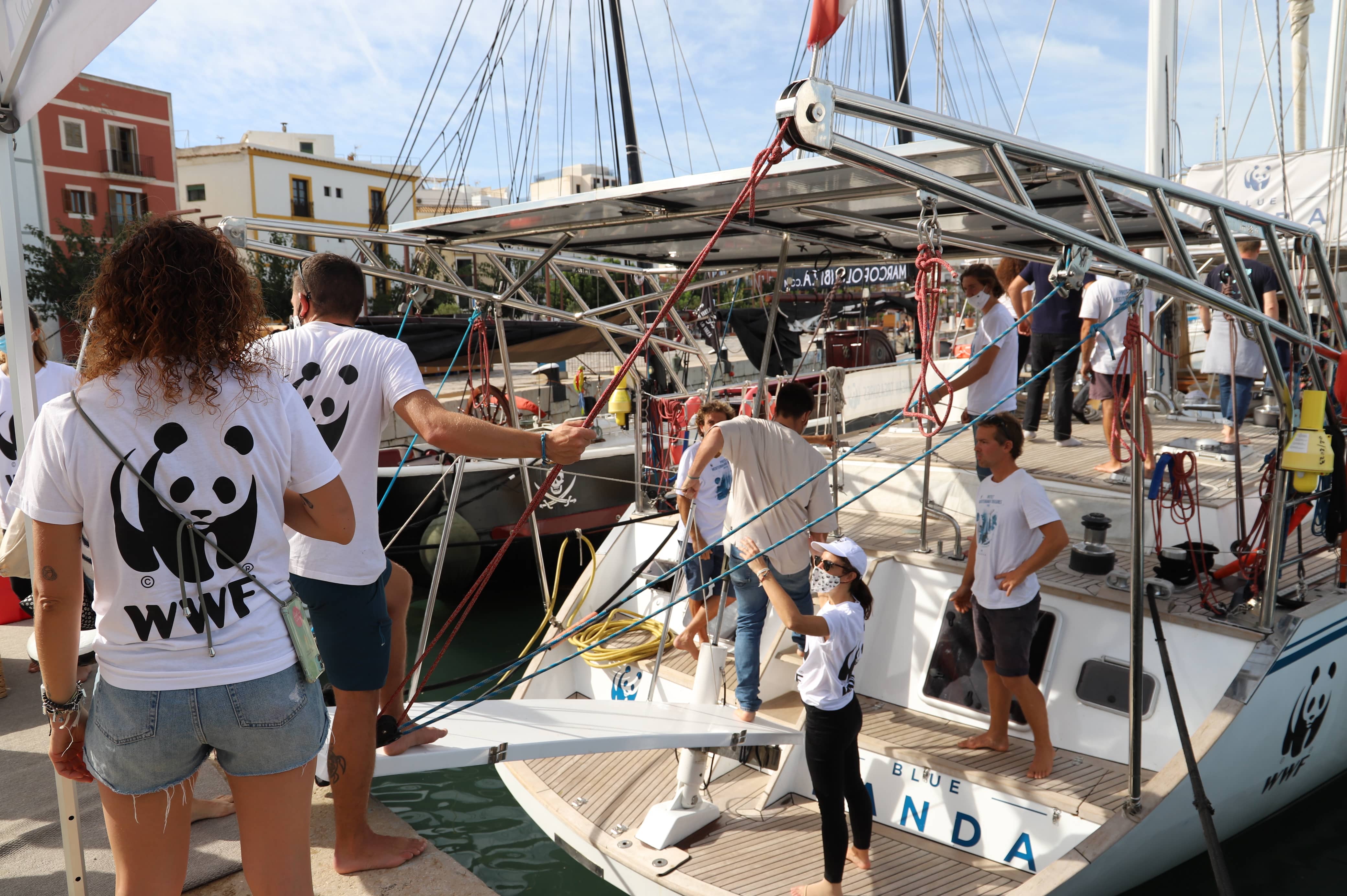 Marina Port Ibiza, Blue Panda, WWF, Tagomago, reserva marina
